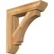 Ekena Millwork Imperial Slat Rough Sawn Bracket w/ Offset Brace, Western Red Cedar, 6"W x 24"D x 24"H BKT0604X24X24IMP06RWR - alternate 1